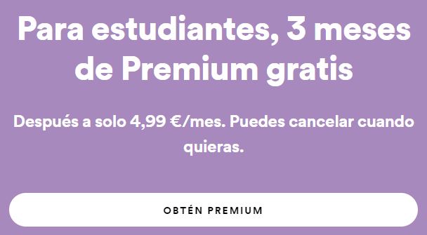 Spotify Estudiantes Premium